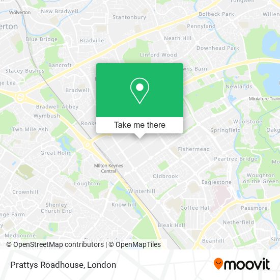 Prattys Roadhouse map