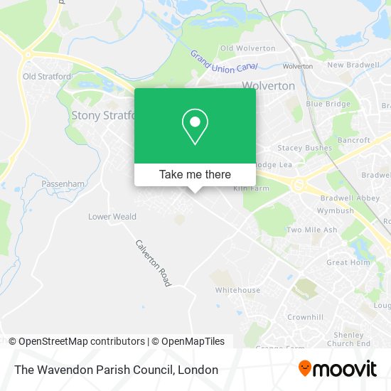 The Wavendon Parish Council map