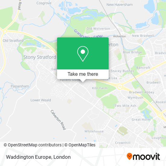 Waddington Europe map