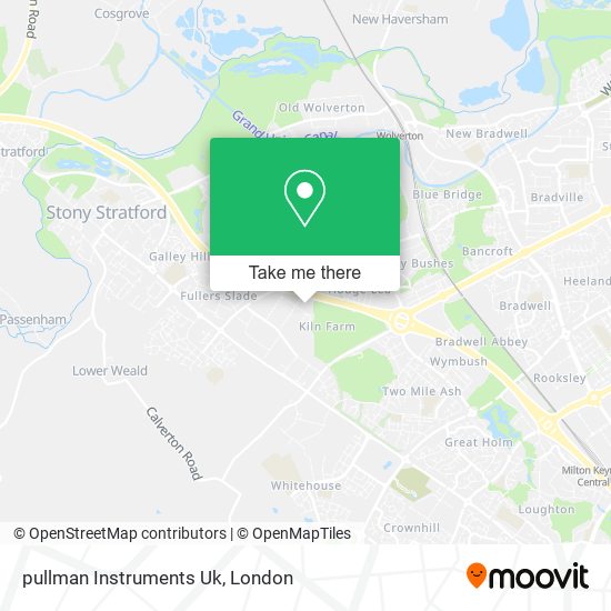 pullman Instruments Uk map