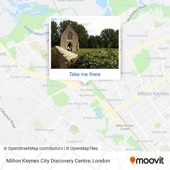 Milton Keynes City Discovery Centre map