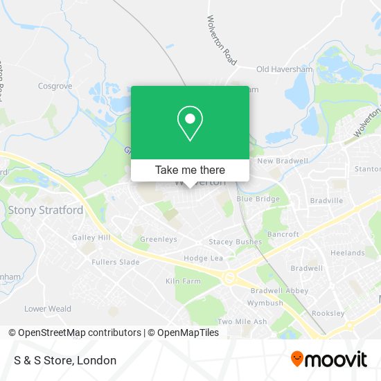 S & S Store map
