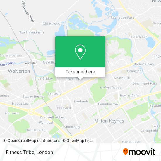Fitness Tribe map