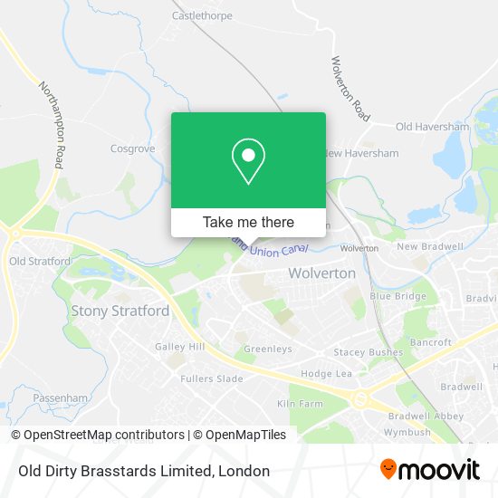 Old Dirty Brasstards Limited map