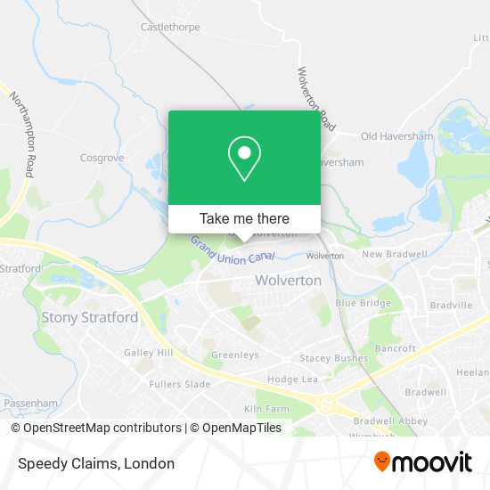 Speedy Claims map