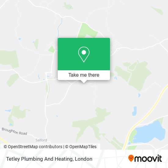 Tetley Plumbing And Heating map