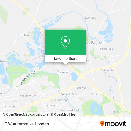 T W Automotive map