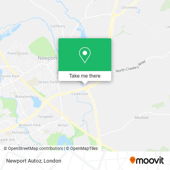 Newport Autoz map