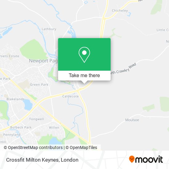 Crossfit Milton Keynes map