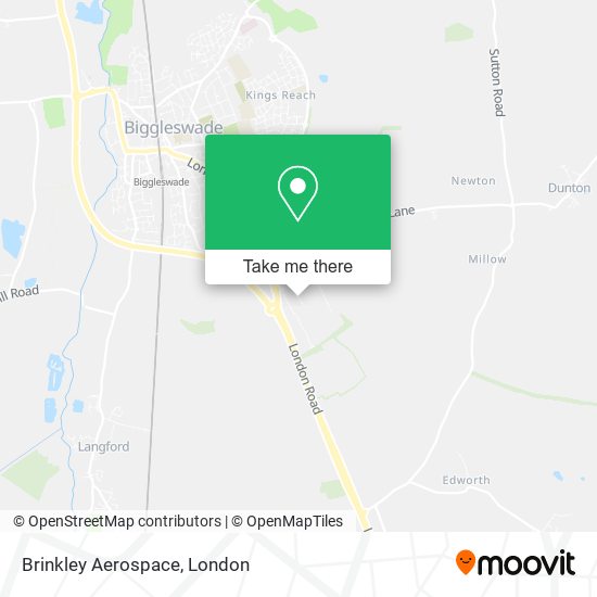 Brinkley Aerospace map