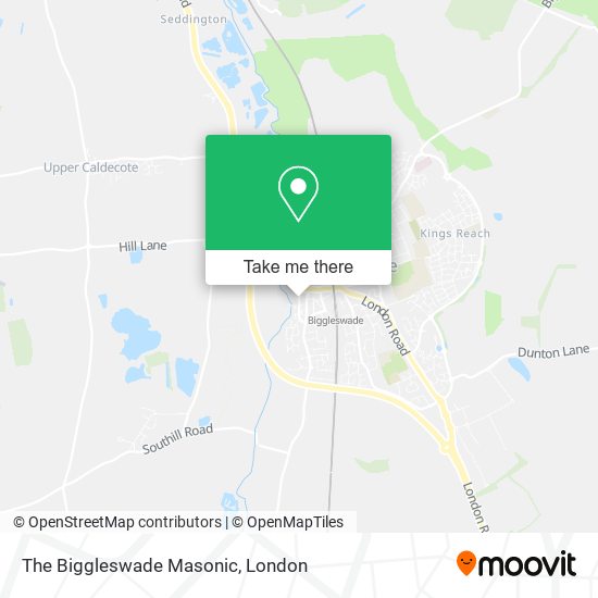 The Biggleswade Masonic map