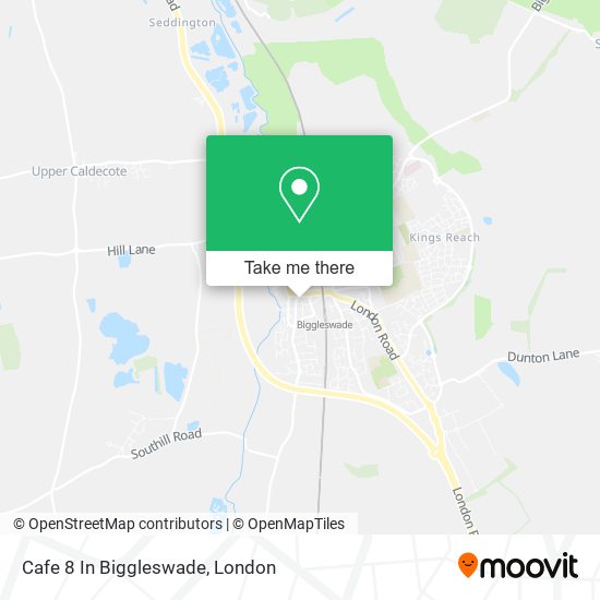 Cafe 8 In Biggleswade map