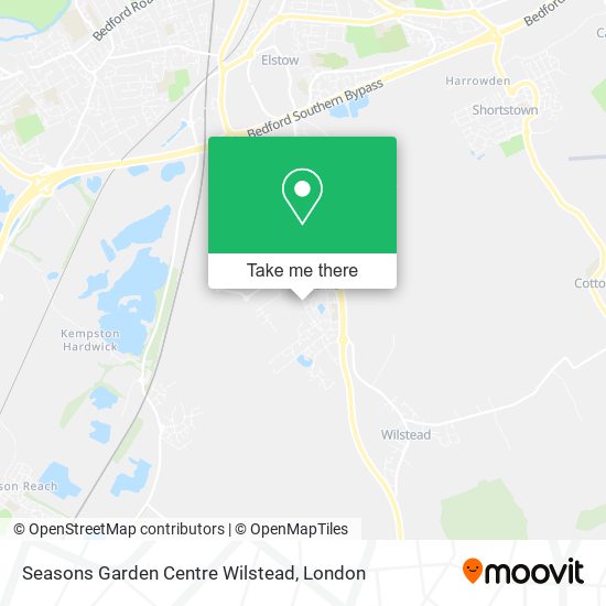 Seasons Garden Centre Wilstead map