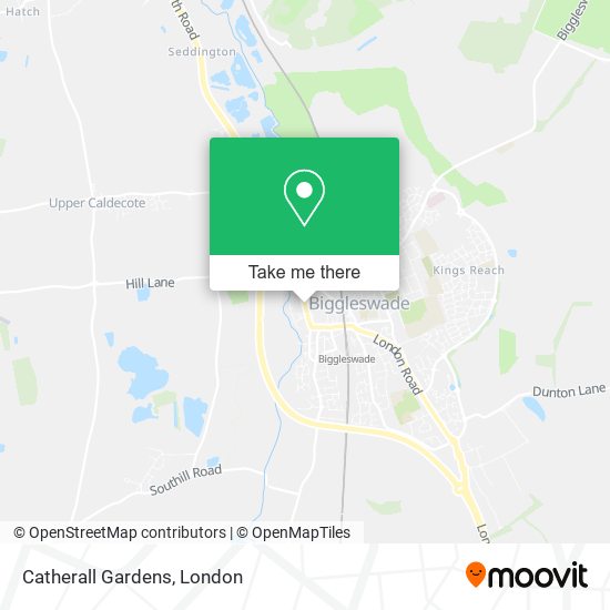 Catherall Gardens map