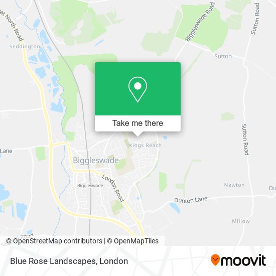 Blue Rose Landscapes map