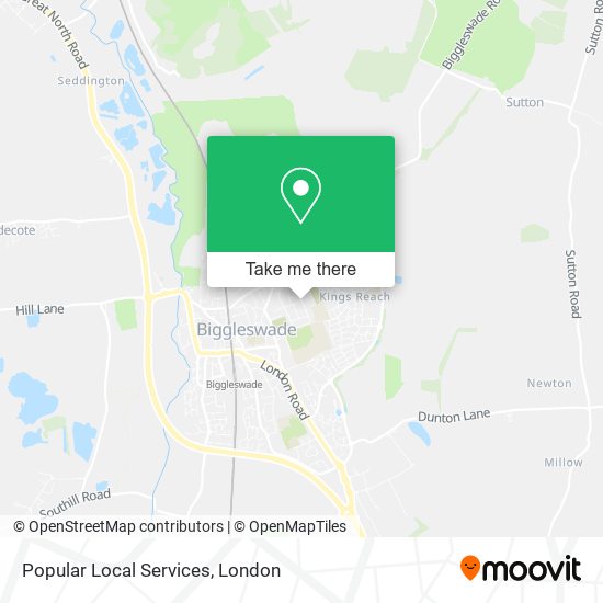 Popular Local Services map