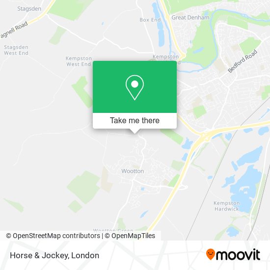 Horse & Jockey map