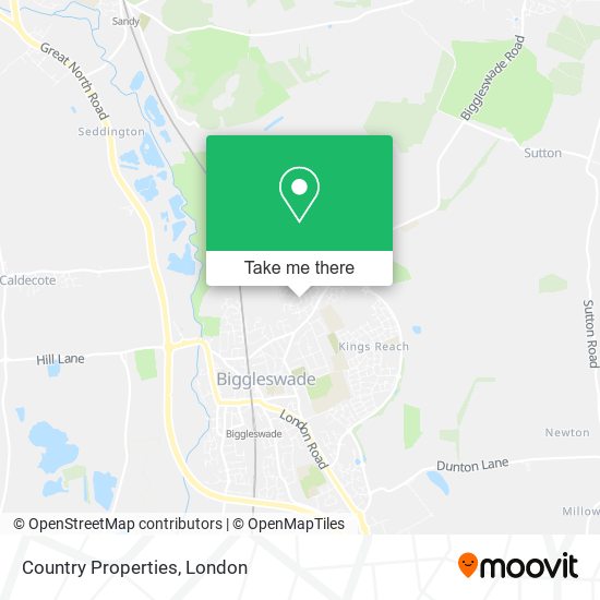 Country Properties map