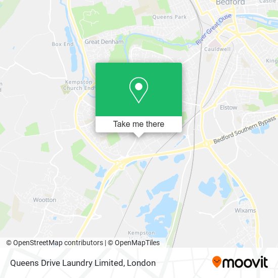 Queens Drive Laundry Limited map