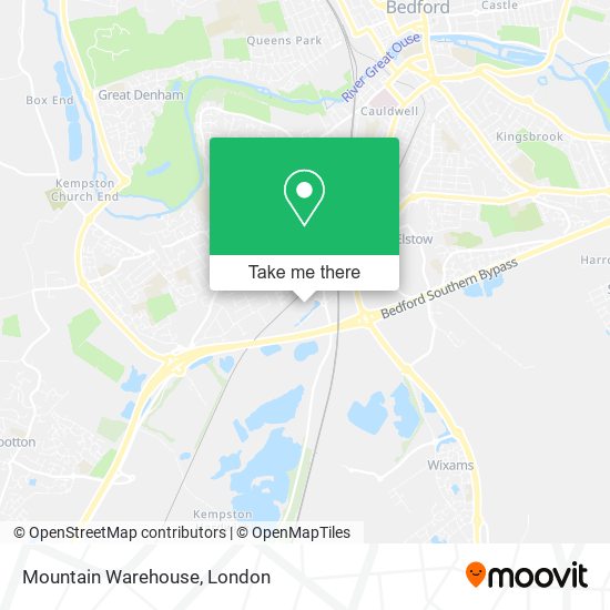 Mountain Warehouse map