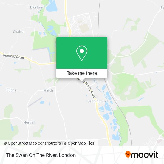 The Swan On The River map