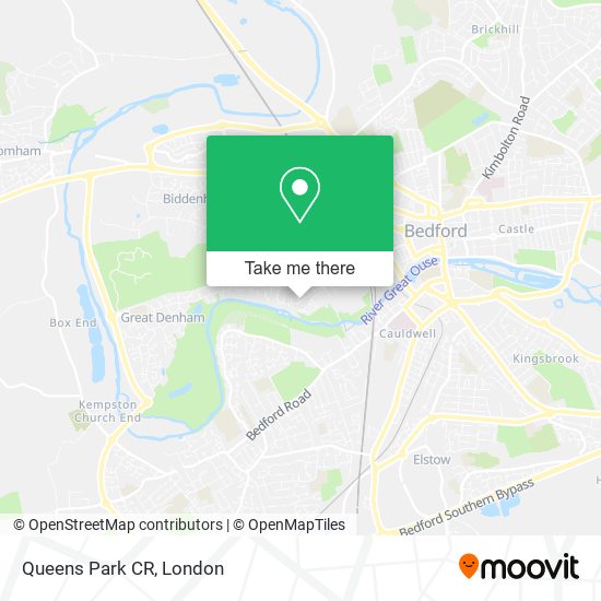 Queens Park CR map