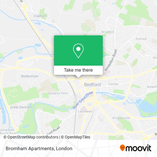 Bromham Apartments map