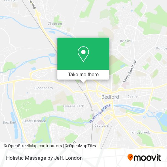 Holistic Massage by Jeff map