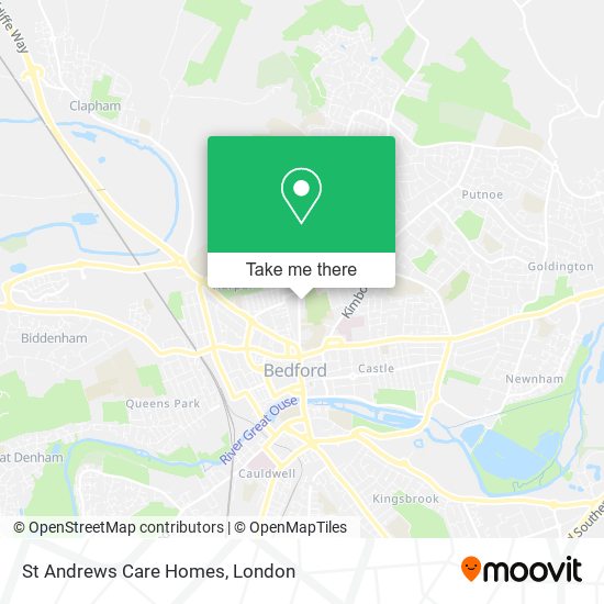 St Andrews Care Homes map