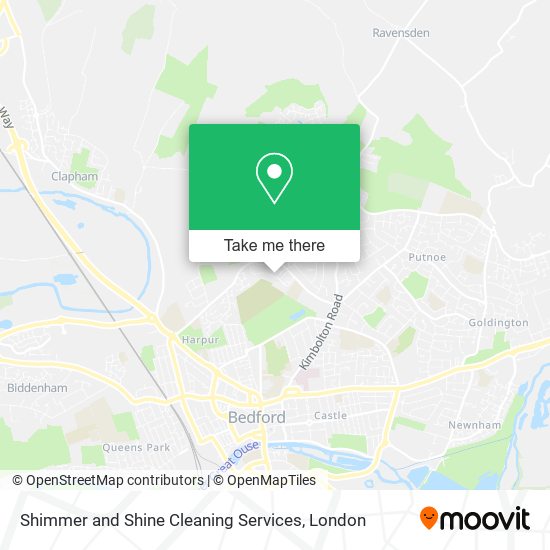 Shimmer and Shine Cleaning Services map