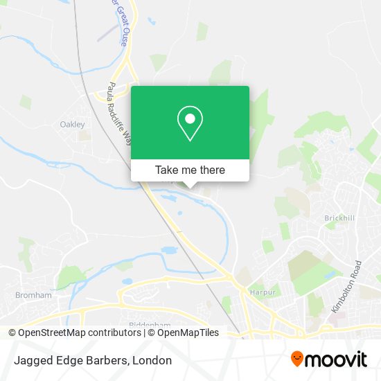 Jagged Edge Barbers map