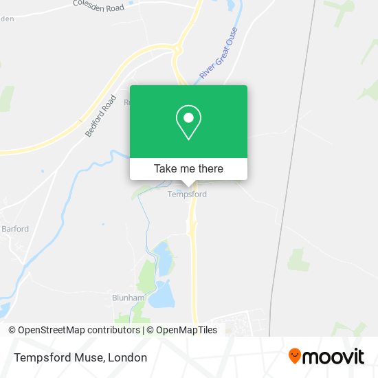 Tempsford Muse map