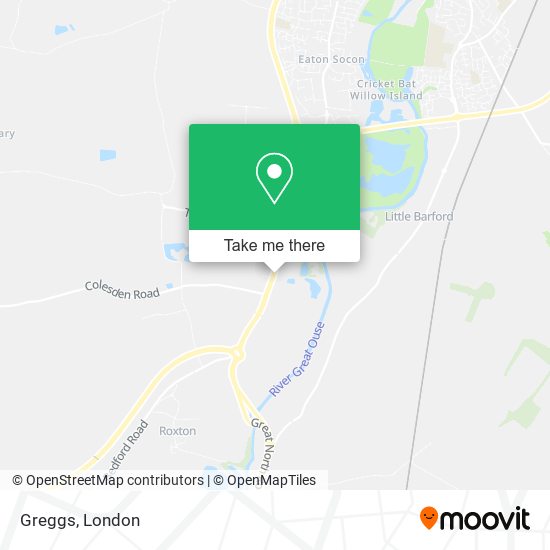 Greggs map