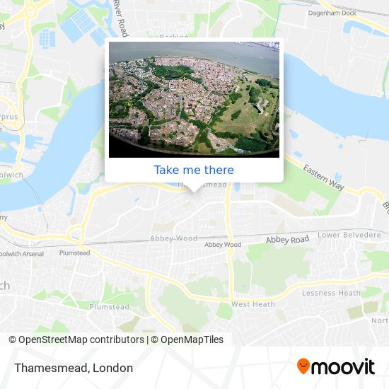 Thamesmead map