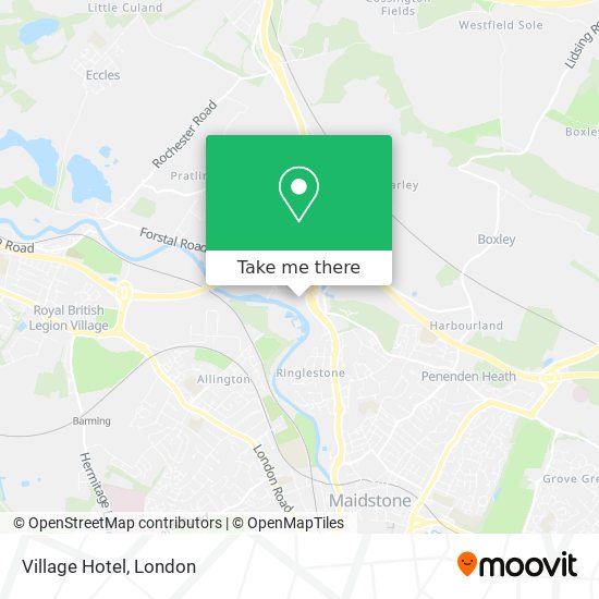 Village Hotel map