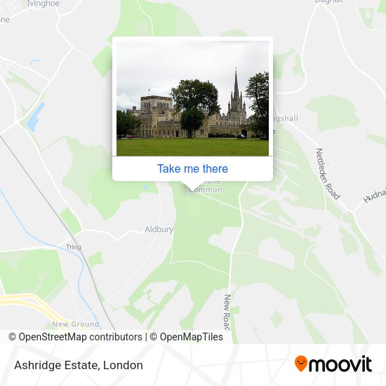 Ashridge Estate map