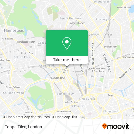 Topps Tiles map
