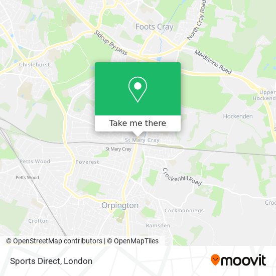 Sports Direct map