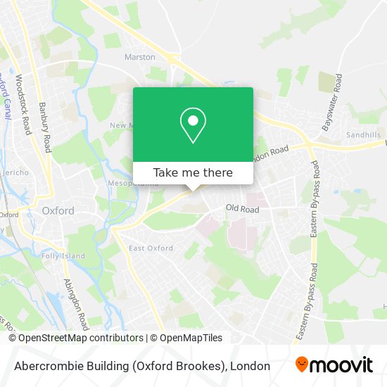Abercrombie Building (Oxford Brookes) map