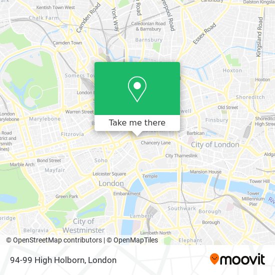 94-99 High Holborn map