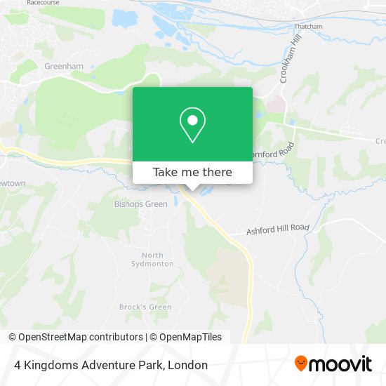 4 Kingdoms Adventure Park map