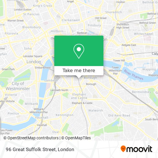96 Great Suffolk Street map