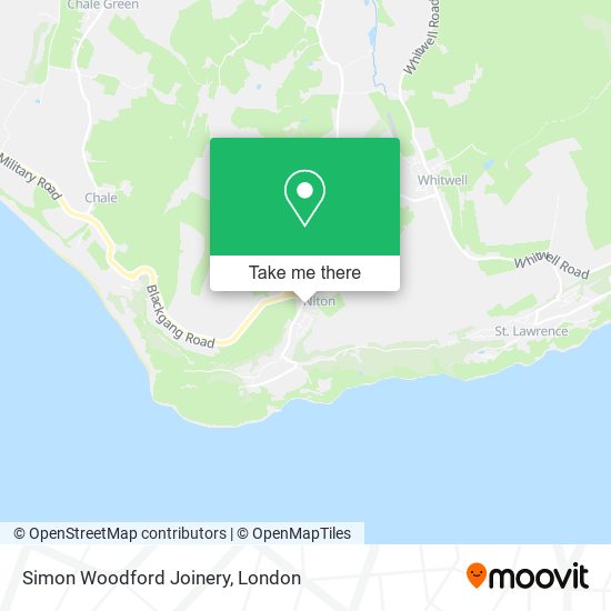 Simon Woodford Joinery map