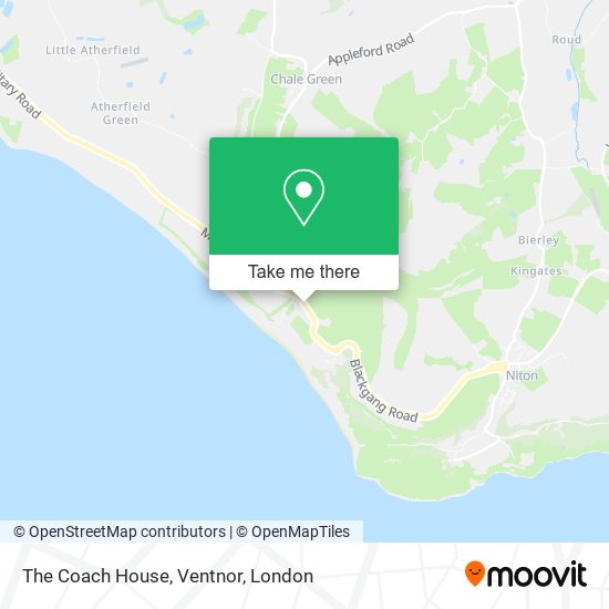 The Coach House, Ventnor map