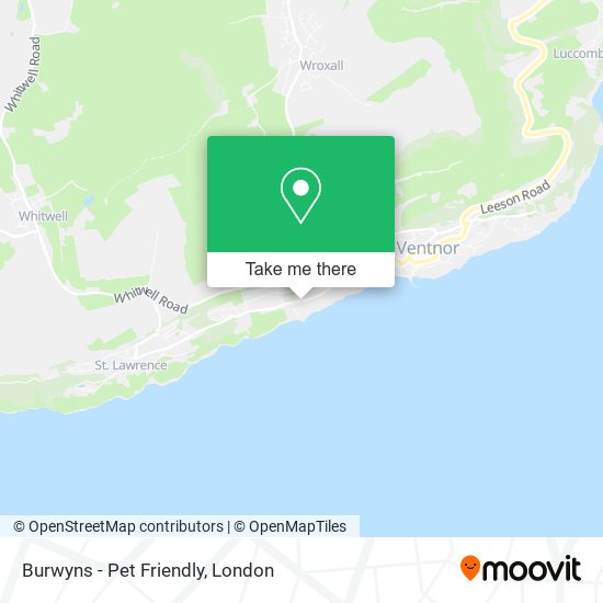 Burwyns - Pet Friendly map