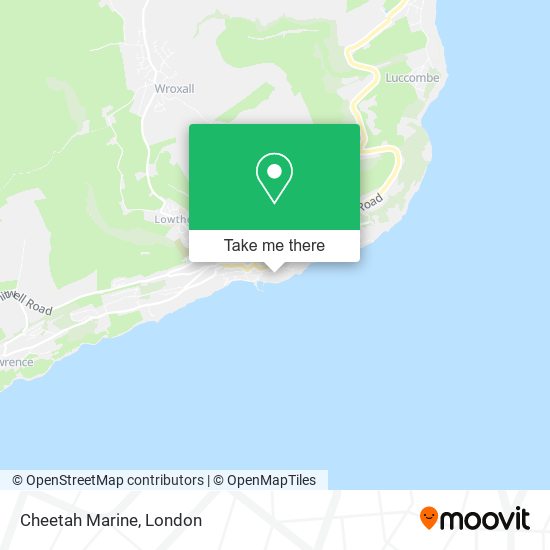 Cheetah Marine map