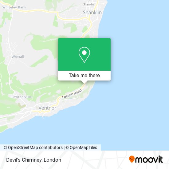 Devil's Chimney map