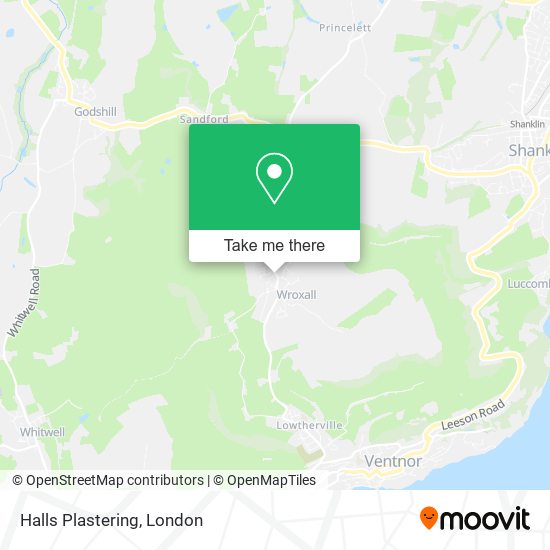 Halls Plastering map