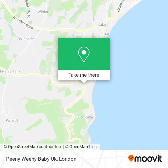 Peeny Weeny Baby Uk map