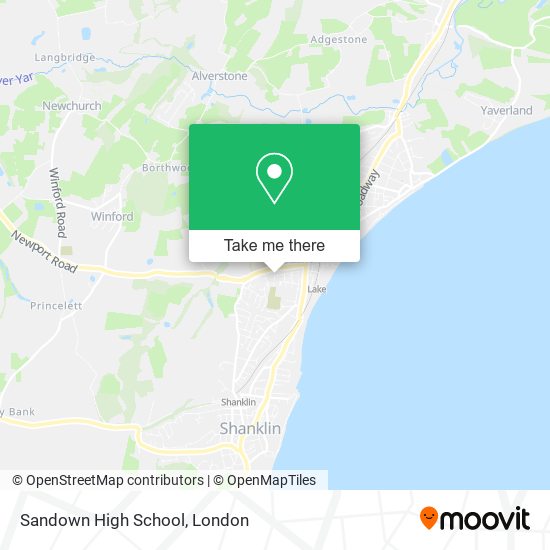 Sandown High School map